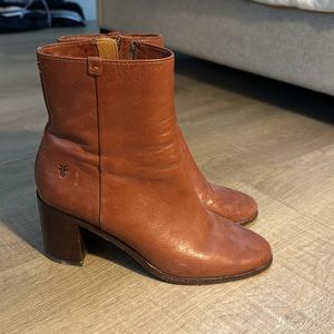 Frye brown booties